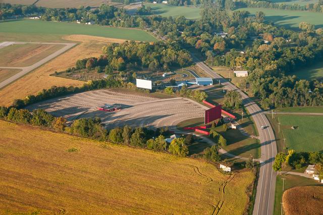 Capri Drive-In Theatre - Aerial Photo (newer photo)